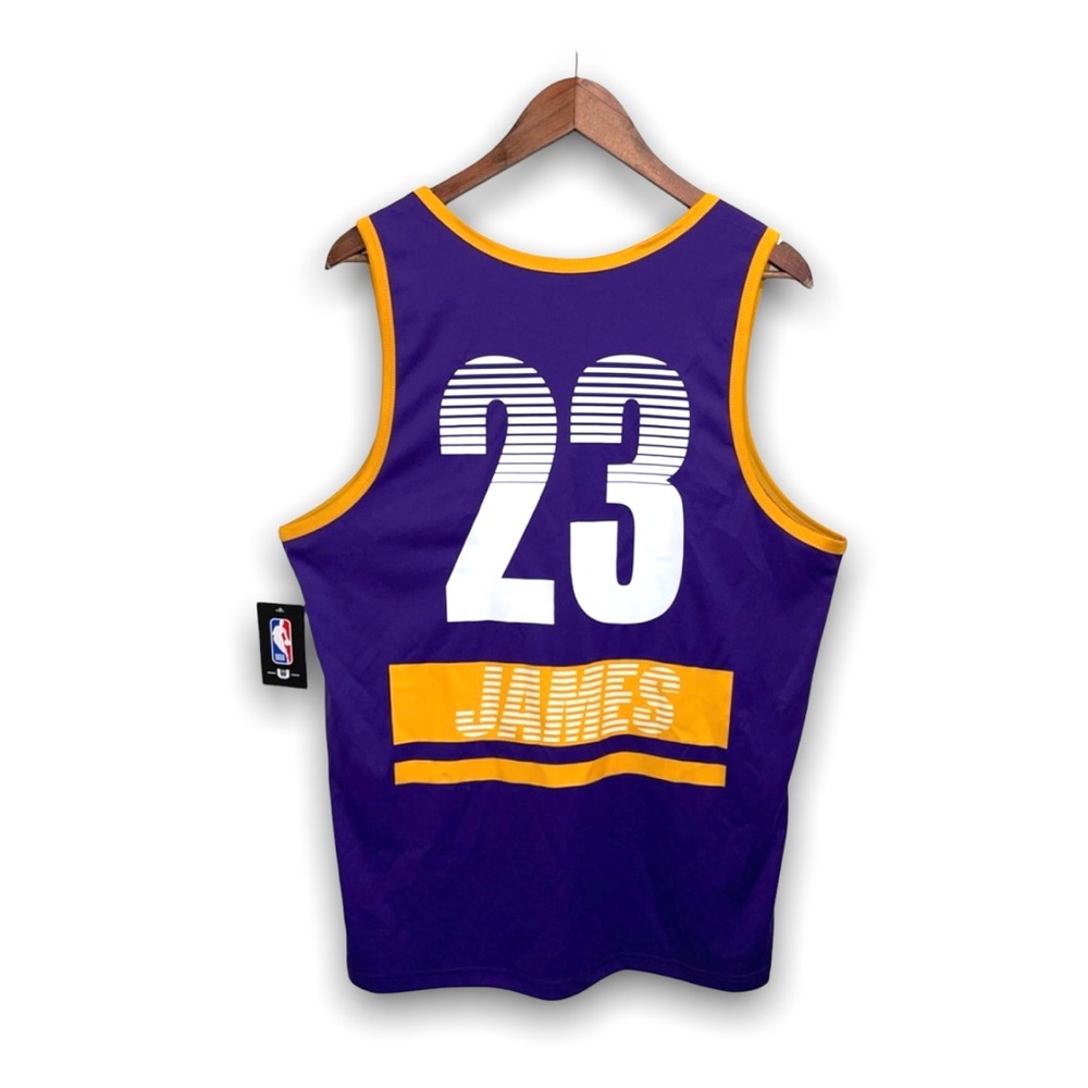 NWT Los Angeles Lakers NBA Lebron James #23 Basketball Jersey - Picture 2 of 4
